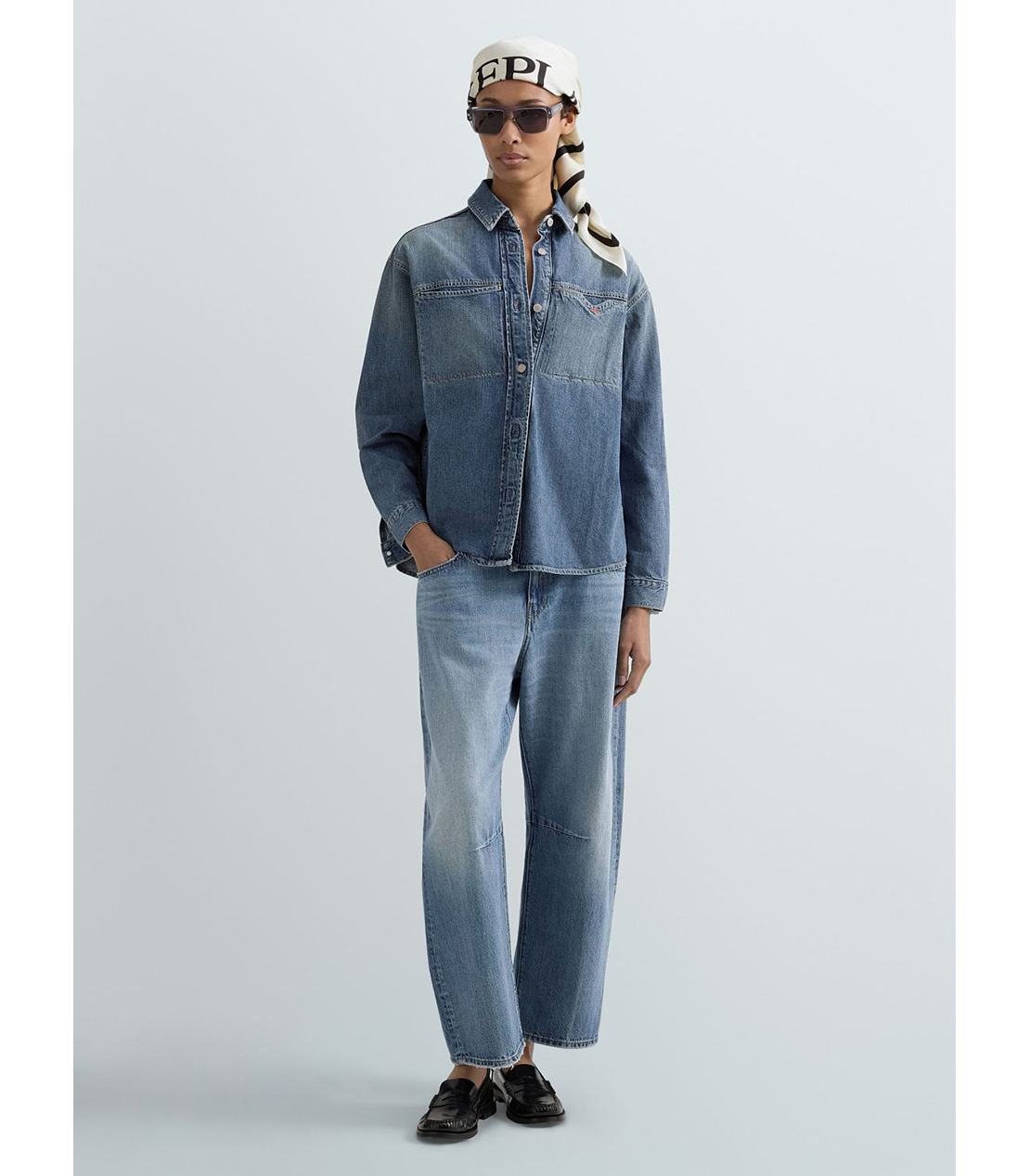 インディゴデニムシャツジャケット 詳細画像 ブルー 2